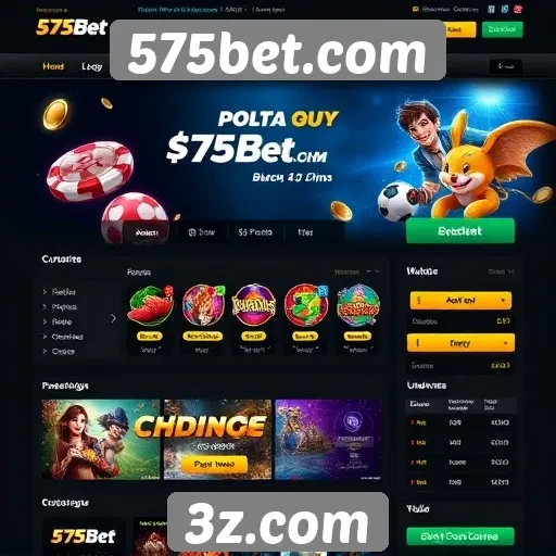 Análise da interface do usuário do 575bet.com